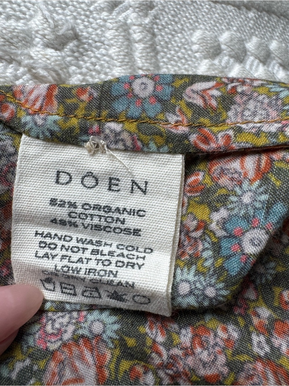 Doen Eliza floral jumpsuit with pockets, oversized XXS - Picture 14 of 15